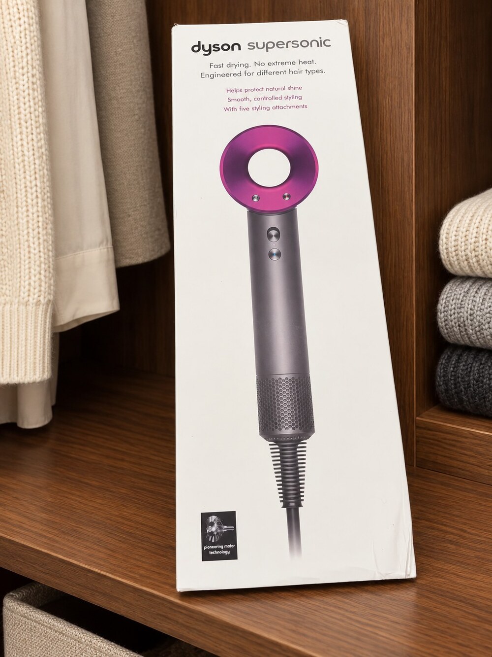 Dyson New Supersonic Hair Dryer with Pink Accent - Picture 1 of 10